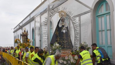 Llegada de la Virgen de Los Dolores a Arrecife
