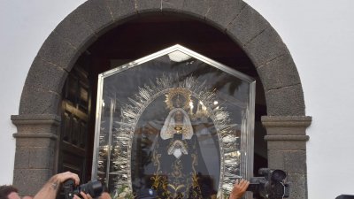 Llegada de la Virgen de Los Dolores a Arrecife