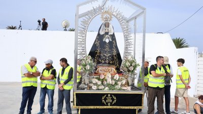 Llegada de la Virgen de Los Dolores a Arrecife