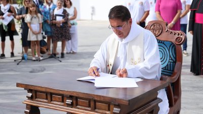 Llegada de la Virgen de Los Dolores a Arrecife