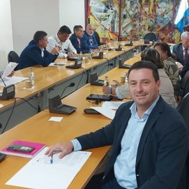 Óscar Noda, alcalde de Yaiza