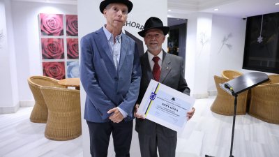 Francisco José Navarro, investido Cachorro de Honor por su defensa de las tradiciones de Lanzarote. Foto: La Voz