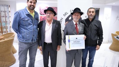 Francisco José Navarro, investido Cachorro de Honor por su defensa de las tradiciones de Lanzarote. Foto: La Voz