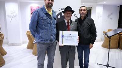 Francisco José Navarro, investido Cachorro de Honor por su defensa de las tradiciones de Lanzarote. Foto: La Voz