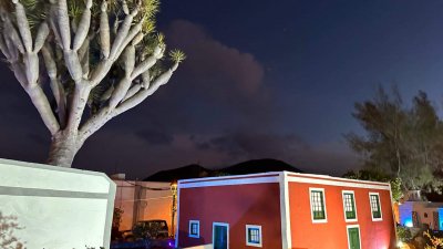 Encendido navideño en Tinajo. Foto: La Voz