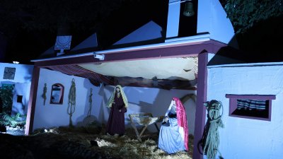 Encendido navideño en Tinajo. Foto: La Voz
