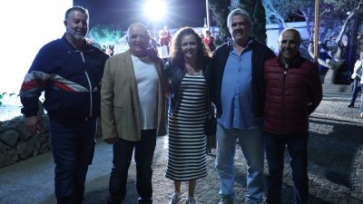 Encendido navideño en Tinajo. Foto: La Voz