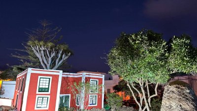Encendido navideño en Tinajo. Foto: La Voz