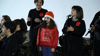 Encendido navideño en Tinajo. Foto: La Voz