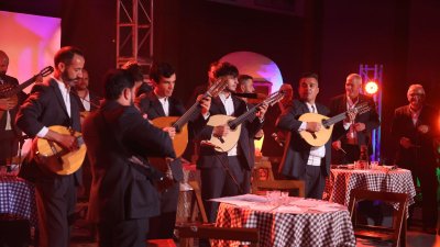 Presentación del nuevo disco del Rancho de Pascuas de Tinajo. Foto: La Voz