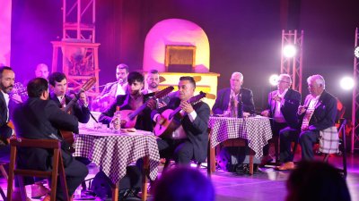Presentación del nuevo disco del Rancho de Pascuas de Tinajo. Foto: La Voz