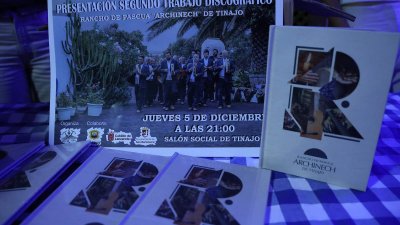Presentación del nuevo disco del Rancho de Pascuas de Tinajo. Foto: La Voz