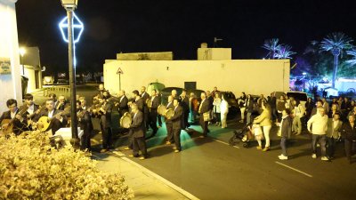 Presentación del nuevo disco del Rancho de Pascuas de Tinajo. Foto: La Voz