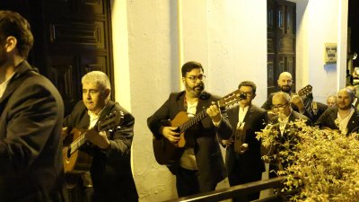 Presentación del nuevo disco del Rancho de Pascuas de Tinajo. Foto: La Voz