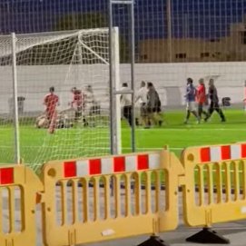 La pelea en el partido de fútbol entre los clubes Arrecife y Puerto del Carmen