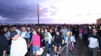 Regreso de la Virgen de Los Dolores a Mancha Blanca Fotos: Juan Mateos y cedidas
