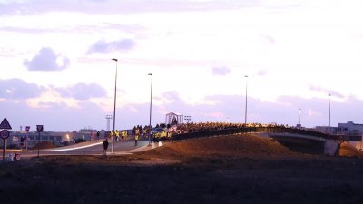 Regreso de la Virgen de Los Dolores a Mancha Blanca Fotos: Juan Mateos y cedidas