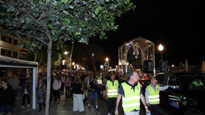 Regreso de la Virgen de Los Dolores a Mancha Blanca Fotos: Juan Mateos y cedidas