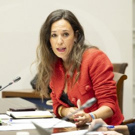 La consejera de Turismo, Jéssica de León durante una comisión parlamentaria