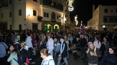 Regreso de la Virgen de Los Dolores a Mancha Blanca Fotos: Juan Mateos y cedidas