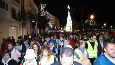 Regreso de la Virgen de Los Dolores a Mancha Blanca Fotos: Juan Mateos y cedidas