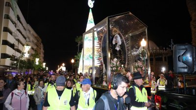 Regreso de la Virgen de Los Dolores a Mancha Blanca Fotos: Juan Mateos y cedidas