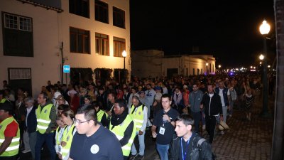 Regreso de la Virgen de Los Dolores a Mancha Blanca Fotos: Juan Mateos y cedidas