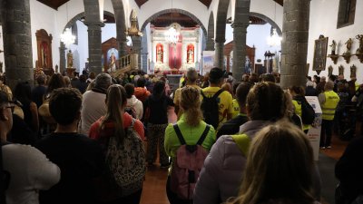 Regreso de la Virgen de Los Dolores a Mancha Blanca Fotos: Juan Mateos y cedidas