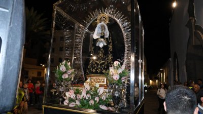 Regreso de la Virgen de Los Dolores a Mancha Blanca Fotos: Juan Mateos y cedidas