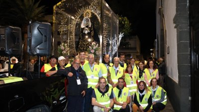 Regreso de la Virgen de Los Dolores a Mancha Blanca Fotos: Juan Mateos y cedidas