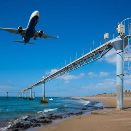 Avión en Lanzarote