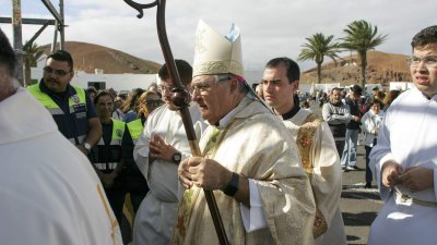Regreso de la Virgen de Los Dolores a Mancha Blanca Fotos: Juan Mateos y cedidas