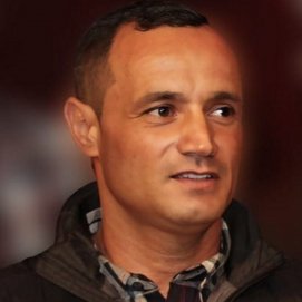 El yaicero Miguel Ángel Cáceres Umpiérrez, conocido como Pope.