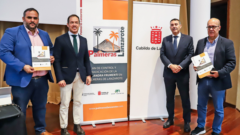 Presentación del proyecto para combatir la plaga que afecta a las palmeras