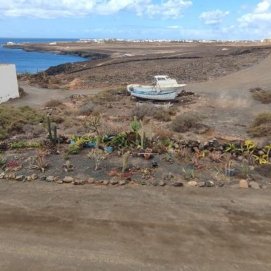 La carretera del pueblo tras los arreglos
