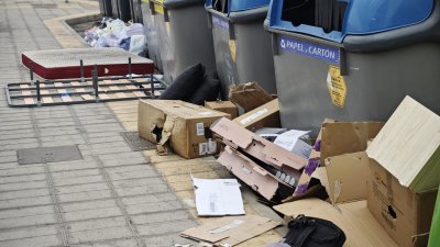 Vertidos de basura y escombros en Arrecife