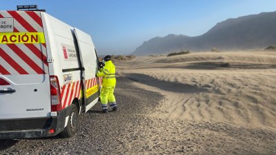 Desperfectos por el viento en Lanzarote y La Graciosa