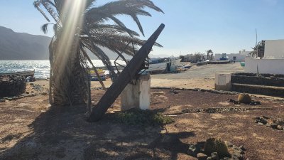 Desperfectos por el viento en Lanzarote y La Graciosa