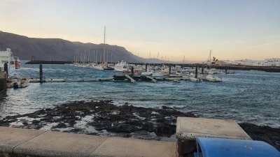 Desperfectos por el viento en Lanzarote y La Graciosa