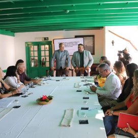 Dirección de Costas en los encuentros con cabildos y ayuntamientos en Lanzarote