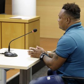 Kerikson, el autor confeso de un delito contra la salud pública por introducir cocaína en Lanzarote. Foto: José Luis Carrasco.