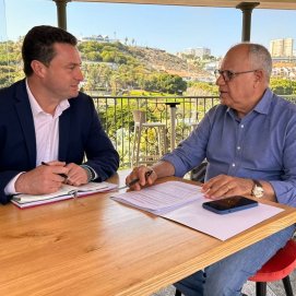 Óscar Noda y Casimiro Curbelo