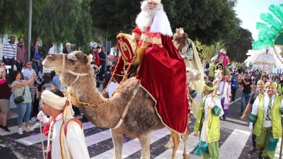 Los Reyes Magos en el municipio de Yaiza 