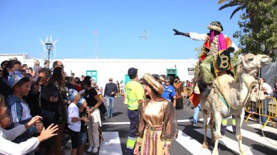 Los Reyes Magos en el municipio de Yaiza 