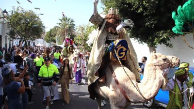 Los Reyes Magos en el municipio de Yaiza 