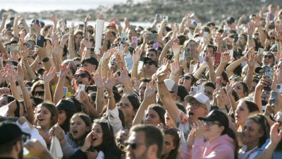 Actuaciones del elenco de 'La Reina del Flow 3' en Lanzarote (Fotos; Juan Mateos)