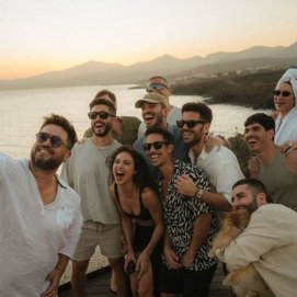 El Influencer Andy Macdougall celebra su cumpleaños en Lanzarote junto al diseñador Pelayo Díaz. Foto: Instagram.