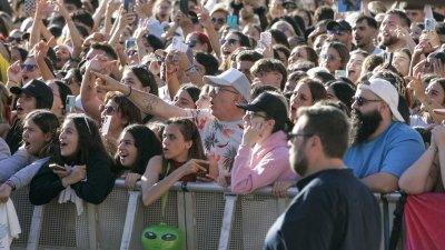 Actuaciones del elenco de 'La Reina del Flow 3' en Lanzarote (Fotos; Juan Mateos)