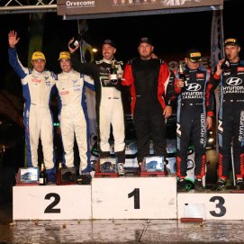 Entrega de trofeos de la  44º Rallye Orvecame Isla de Lanzarote