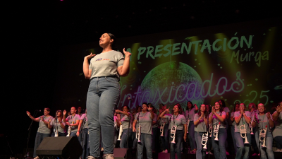 Presentación de la murga Los Intoxicados, 2025